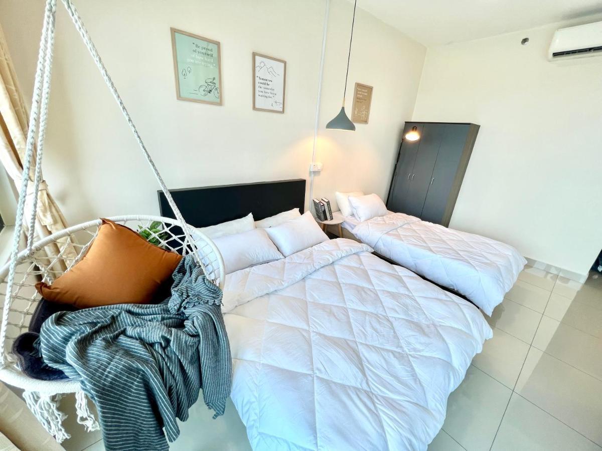 A 1-4 Pax Cozy Studio Tv Box Pool 100Mps Wifi 3 Bed Trefoil 세티아 알람 외부 사진